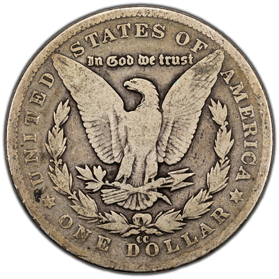 United States 1890-CC Carson City $1 Morgan Silver Dollar Coin