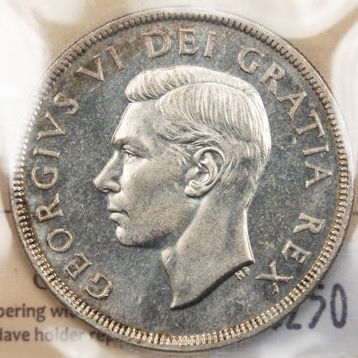 SOLD Canada 1950 $1 Silver Dollar Coin - ICCS MS-65