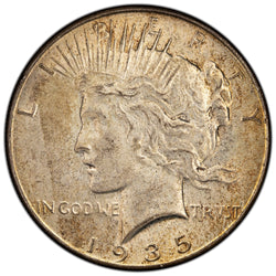 SOLD United States 1935 $1 Peace Dollar Silver Coin