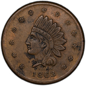 SOLD United States 1863 Civil War Token - John Schuh's Saloon