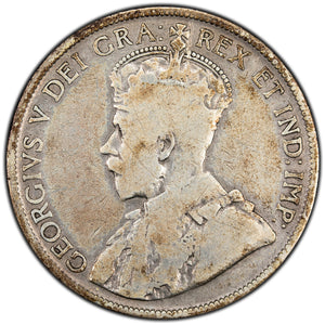 SOLD Canada 1931 50 Cents Half Dollar Silver Coin - VG-8
