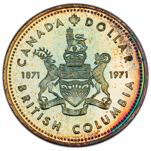SOLD Canada 1971 $1 Silver Dollar Coin - Toned