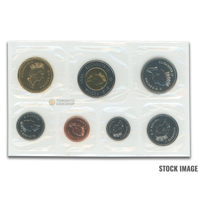 Canada 1999 Polar Bear 7-Coin PL Proof-Like Mint Coin Set - Plastic Only