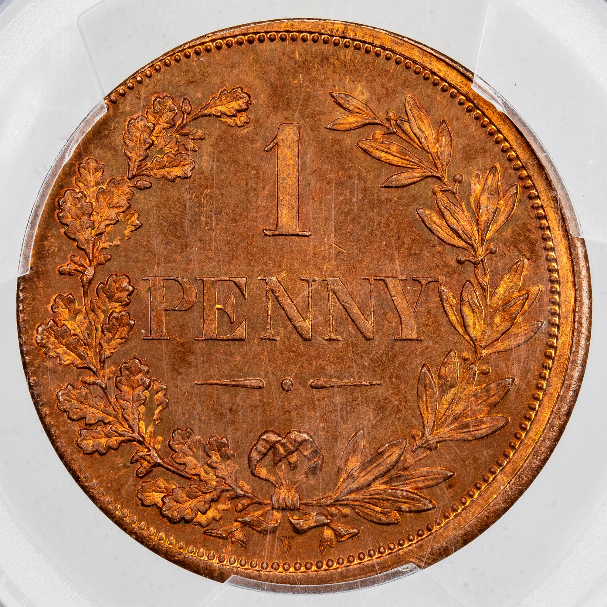 South Africa Pattern 1890 1d Penny Coin X #Pn9 - PCGS Specimen SP-65 R ...
