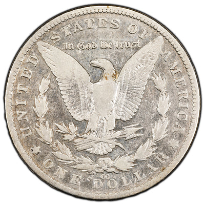 United States 1882-CC $1 Morgan Dollar Silver Coin - Cleaned