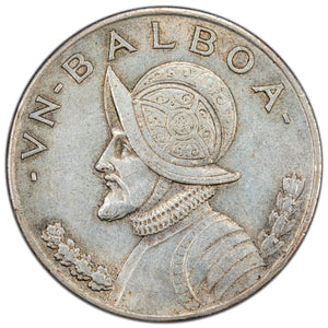 SOLD Panama 1947 1 One Balboa Silver Coin