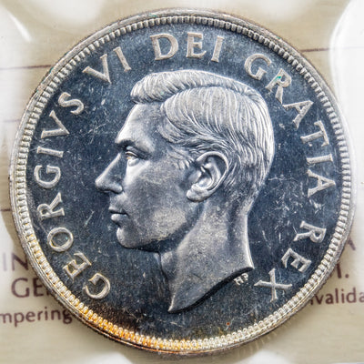 SOLD Canada 1948 $1 Silver Dollar Coin - ICCS MS-63