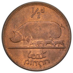 Ireland 1928 1/2d Half Penny Coin S-6631