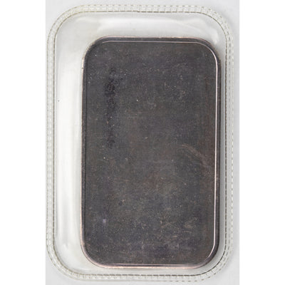 SOLD Johnson Matthey JM 1/2oz .999 Silver Bar - Sealed Blank Back Raised Border