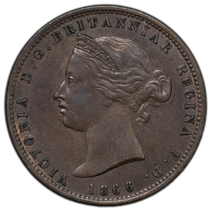 SOLD Jersey 1866 1/13 Shilling Coin