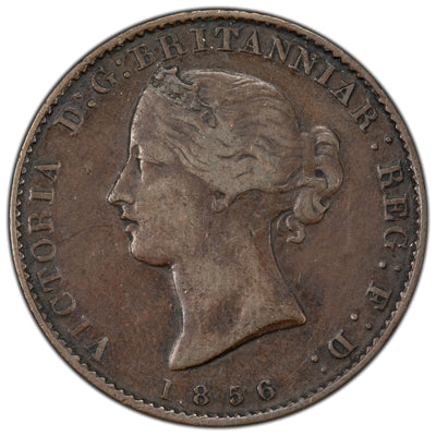 Nova Scotia 1856 1/2d One Halfpenny Token NS-5A1 - Fine +
