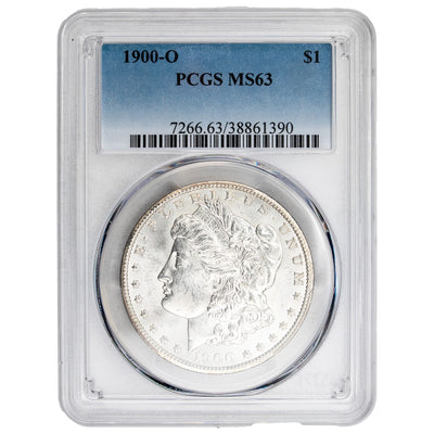SOLD United States 1900-O $1 Morgan Silver Dollar Coin - PCGS MS-63