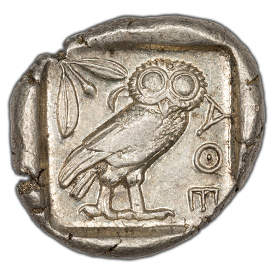 SOLD Ancient Greece 440-404 BC AR Tetradrachm Athenian Owl