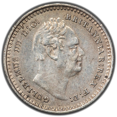 Great Britain 1836 1 1/2 Pence Silver Coin
