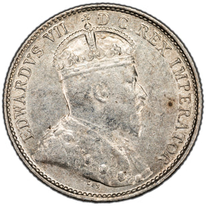 SOLD Canada 1904 5 Cents Silver Coin - EF-45