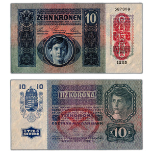 SOLD Austria 1915 10 Ten Kronen Note P #19