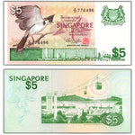 Singapore ND (1976) $5 Five Dollars P #10 - Ch UNC