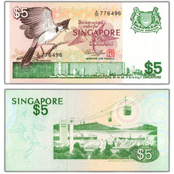 Singapore ND (1976) $5 Five Dollars P #10 - Ch UNC
