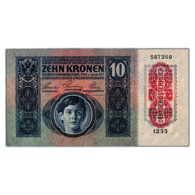 SOLD Austria 1915 10 Ten Kronen Note P #19