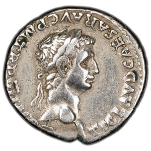 SOLD Ancient Rome Imperial AD 46-7 Claudius AR Denarius 3.67gr 18mm RIC 39
