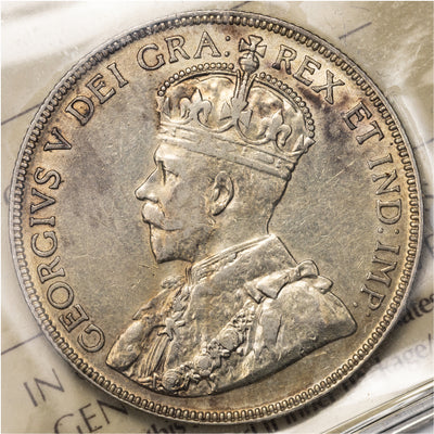 SOLD Canada 1931 50 Cents Half Dollar Silver Coin - ICCS VF-30
