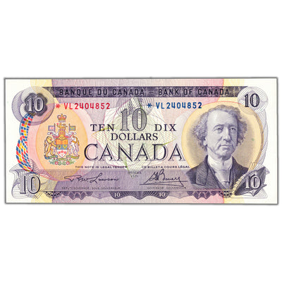 $10 1971 Bank of Canada Note *VL Replacement Prefix BC-49cA - EF