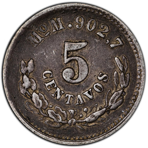 SOLD Mexico 1888 Mo-M 5 Centavos Silver Coin