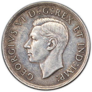 SOLD Canada 1937 $1 Silver Dollar Coin - Lightly Cleaned