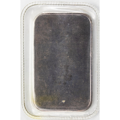 SOLD Johnson Matthey JM 1/2oz .999 Silver Bar - Sealed Blank Back Raised Border
