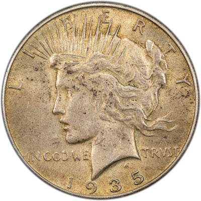 United States 1935-S $1 Peace Silver Dollar Coin