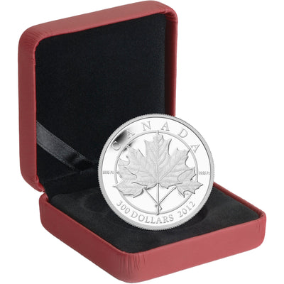 Canada 2012 $300 Maple Leaf Forever .9999 Pure Platinum Coin