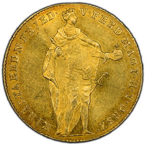 SOLD Hungary 1848 One Ducat Gold Coin - Bend
