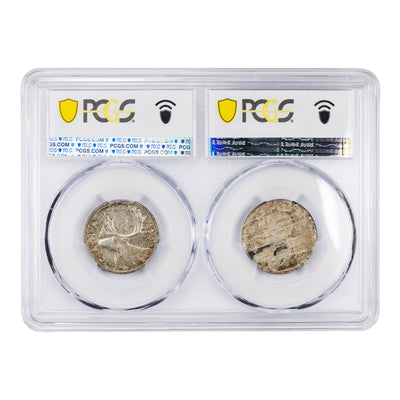 SOLD Canada 1960 25 Cents Quarter Silver Coin - PCGS MS-62 Split Planchet Error