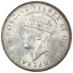 SOLD East Africa 1942-H One Shilling Silver Coin