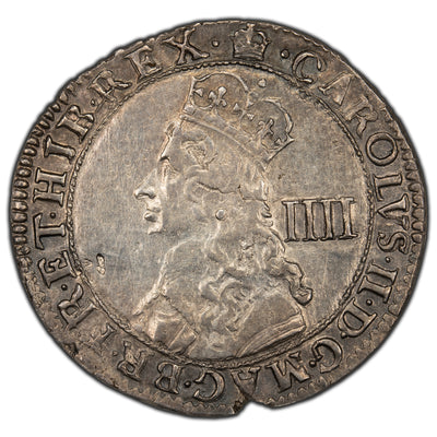 SOLD Great Britain ND (1660-62) Groat Silver Coin 3rd Coinage S.3324