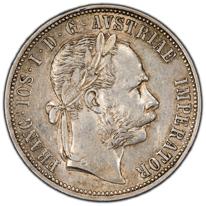 SOLD Austria 1892 1 One Florin Silver Coin