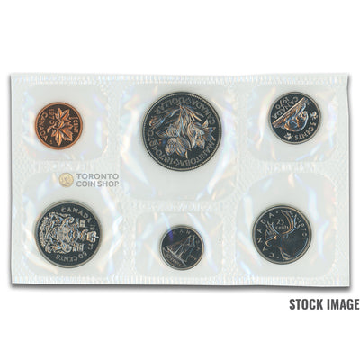 Canada 1970 6-Coin PL Proof-Like Mint Coin Set - Plastic Only