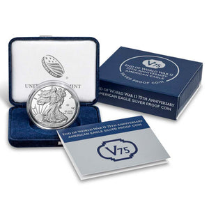 SOLD United States 2020-W V75 1oz .999 Fine Silver Eagle Proof Coin - Box & COA