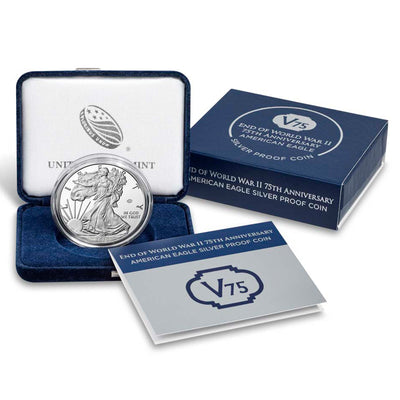 SOLD United States 2020-W V75 1oz .999 Fine Silver Eagle Proof Coin - Box & COA