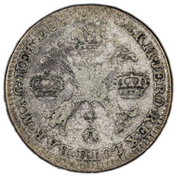 Austrian Netherlands N.D (1755-1765) 1/2 Kronenthaler Silver Coin