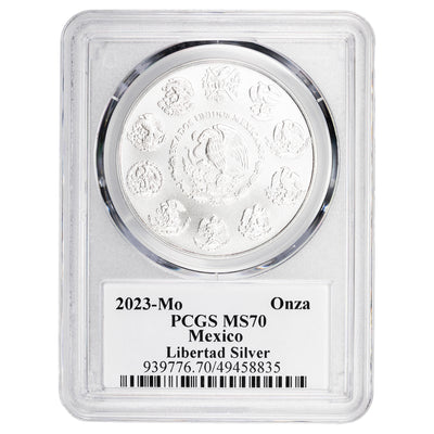 SOLD Mexico 2023 Libertad 1oz .999 Fine Silver - PCGS MS-70