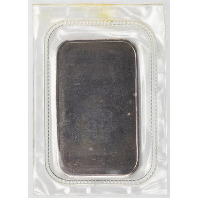 SOLD Johnson Matthey JM 1/2oz .999 Silver Bar - Sealed Blank Back Raised Border