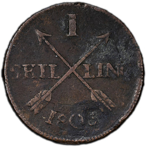 Sweden 1803 1 One Skilling Coin