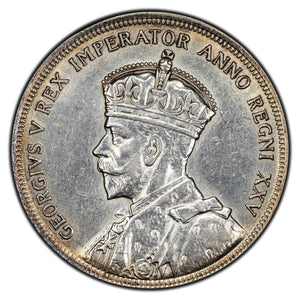SOLD Canada 1935 $1 Silver Dollar Coin - First Year of Issue - EF/AU (cleaned)
