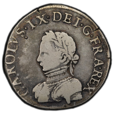 SOLD France 1565-G 2nd Type Teston Silver Coin