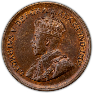 SOLD Canada 1936 1 Small Cent Coin - MS-62 Brown