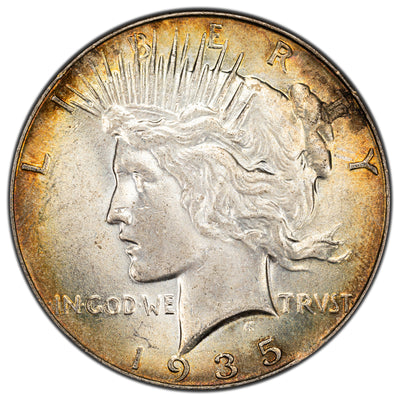 SOLD United States 1935 $1 Peace Dollar Silver Coin - Nice Original Example