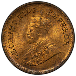 SOLD India 1914 1/2 Half Pice Coin KM #510