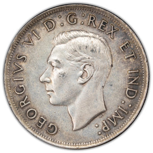 SOLD Canada 1938 $1 Silver Dollar Coin - Lightly Cleaned