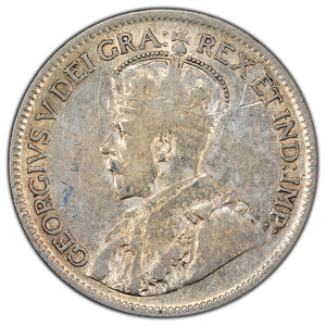 SOLD Canada 1927 25 Cents Quarter Silver Coin - Fine +